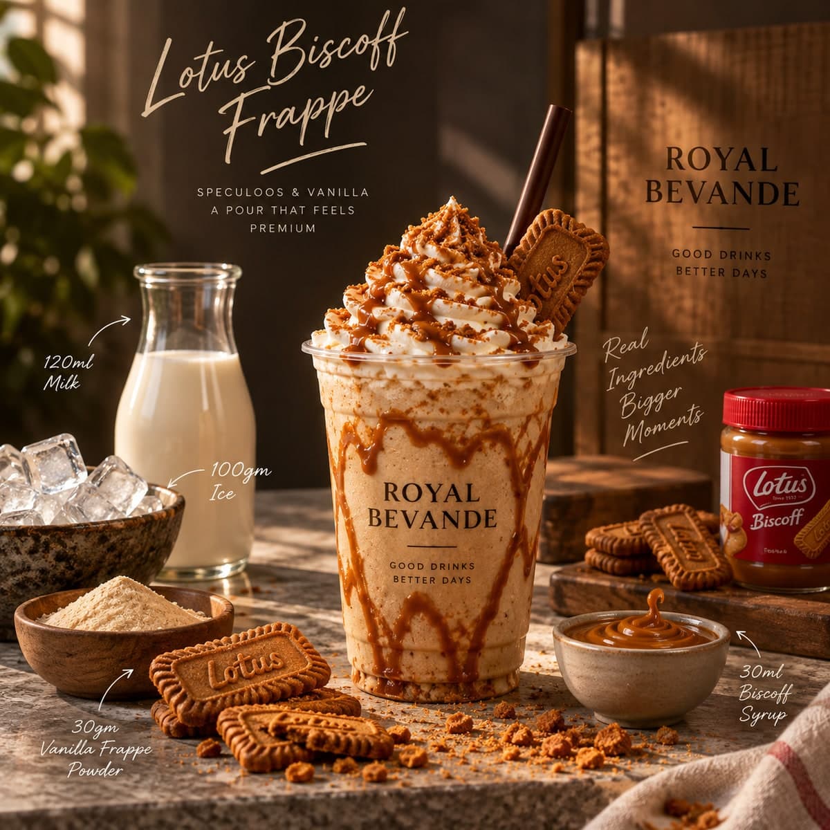 Lotus Biscoff Frappe